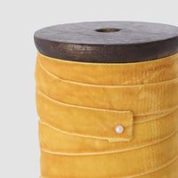 Velvet Ribbon Yellow 10mm x 10m