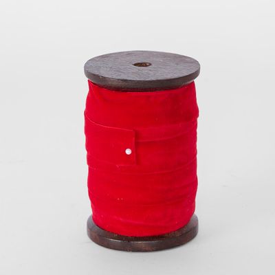 Velvet Ribbon Red 25mm x 10m