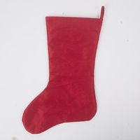 Silk Meander Stocking Red