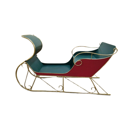 St Nicholas' Sleigh - Red & Green