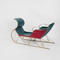 St Nicholas' Sleigh - Red & Green