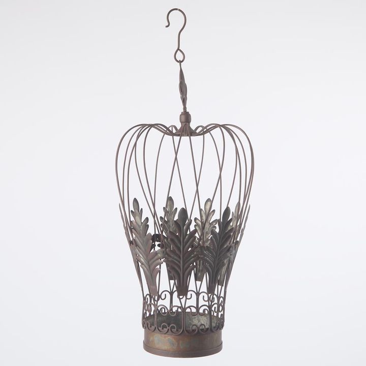 Antiqed Metal Imperial Hanging Crown Large