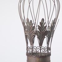 Antiqed Metal Imperial Hanging Crown Large