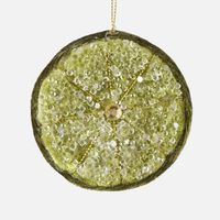 Palermo Beaded Lemon Slice Green