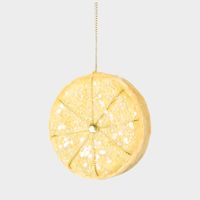 Palermo Beaded Lemon Slice Yellow