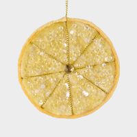 Palermo Beaded Lemon Slice Yellow