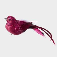 Calypso Clip on Bird Set of 3 Fuchsia