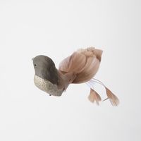 Melvin Clip on Bird Set of 3 Brown