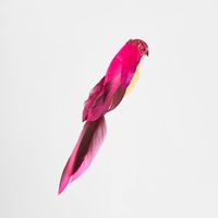 Flairine Clip on Bird Set of 3 Fuchsia