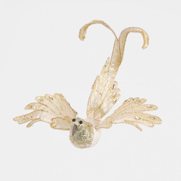 Opulence Velvet Bird Clip On