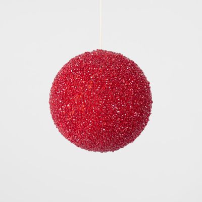 Ice Bauble Red Small