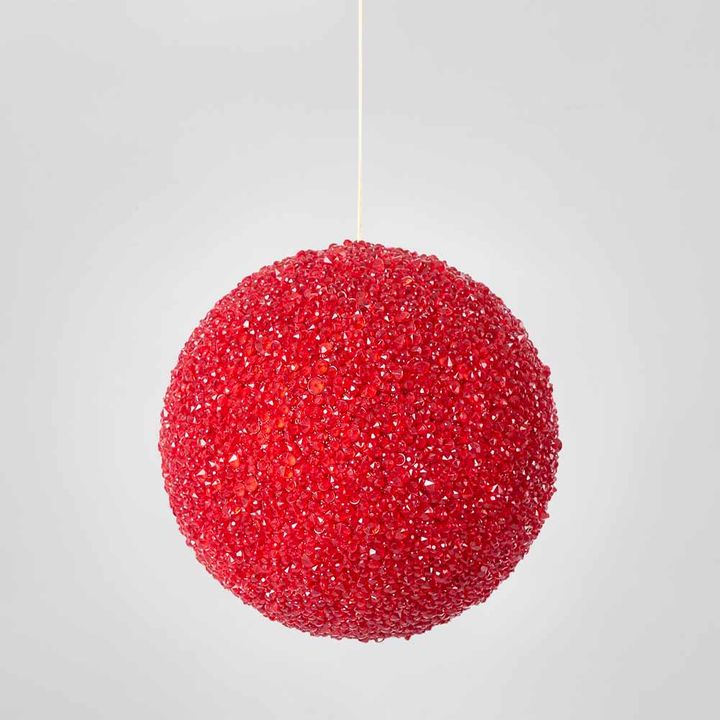 Ice Bauble Red Small