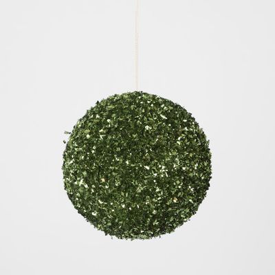 Tinsel Bauble Green