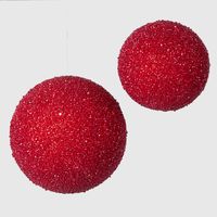Ice Bauble Red Large