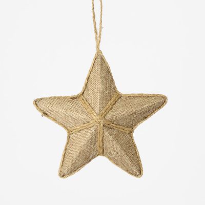 Bowral Linen Star tree Decoration