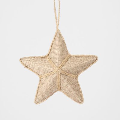 Bowral Linen Star tree Decoration