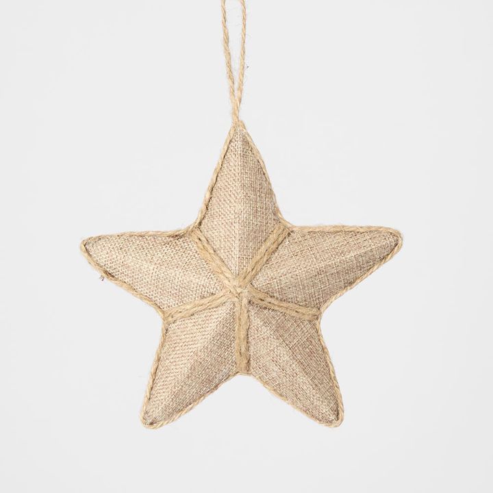 Bowral Linen Star tree Decoration