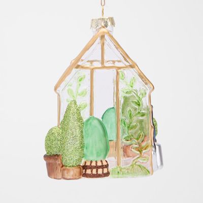 Vintage Green House Decoration