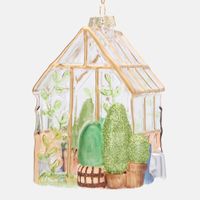 Vintage Green House Decoration