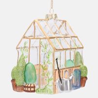 Vintage Green House Decoration