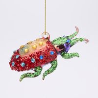 Majestic Sunset Beetle Decoration