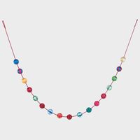 Silk Bauble Garland Multicolour