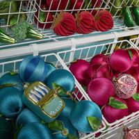 Silk Fruit Bauble Pink