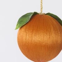 Silk Fruit Bauble Orange