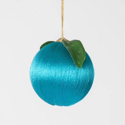 Silk Fruit Bauble Turquoise