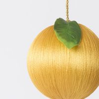 Silk Fruit Bauble Yellow