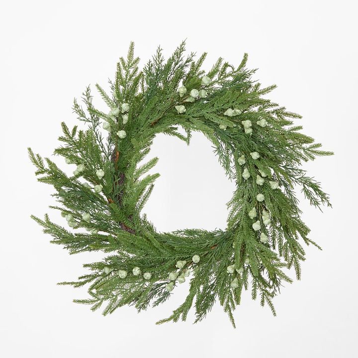 Cypress and Berry Wreath 61cm