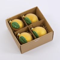 Sugared Lemon Decorations - Set of 4