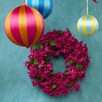 Dolce Vita Bougainvillea Wreath 66cm