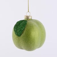 Sugared Apple Decorations - Set of 4