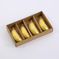 Sugared Banana Decorations - Set of 4