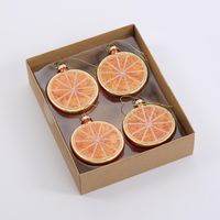 Sugared Orange Decorations - Set of 4