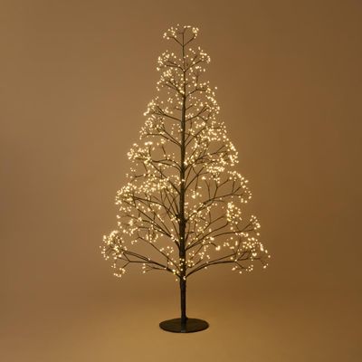 Bare Forest Tree 150cm with 1500 LED Black