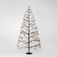 Bare Forest Tree 210cm with 3000 LED Black