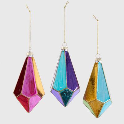 Carnival Oblong Hexagon Decorations - Set of 3