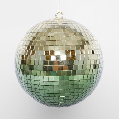 Disco Ball Hanging Large Green