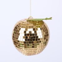 Disco Apple Decoration Large Gold