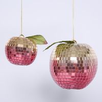Disco Apple Decoration Small Fuchsia