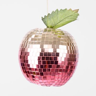 Disco Apple Decoration Large Fuchsia