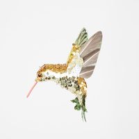 Hule Sequin Hummingbird Tree Decoration