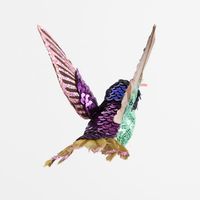 Chassi Sequin Hummingbird Tree Decoration