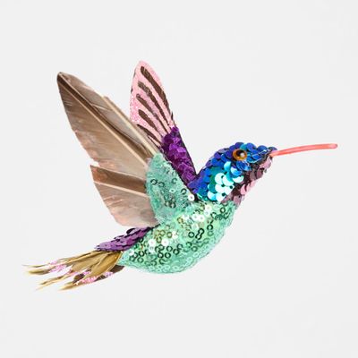 Chassi Sequin Hummingbird Tree Decoration