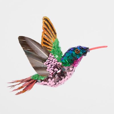 Amore Sequin Hummingbird Tree Decoration