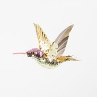 Conti Sequin Hummingbird Tree Decoration