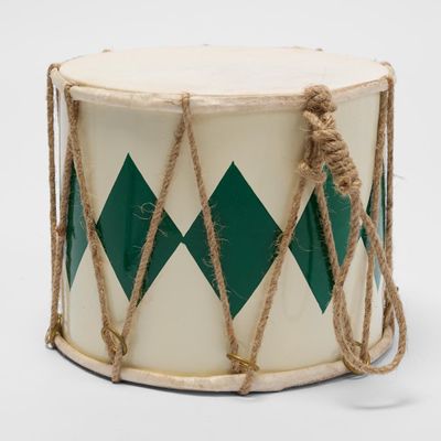 Rawhide Diamond Drum Large Green