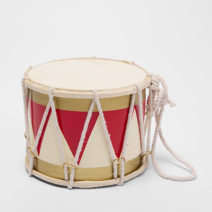 Rawhide Diamond Drum Medium Red